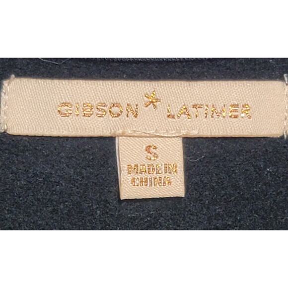 Gibson Latimer Black Cold Shoulder A Line Dress Small Lightweight Flowy Soft - Picture 3 of 5